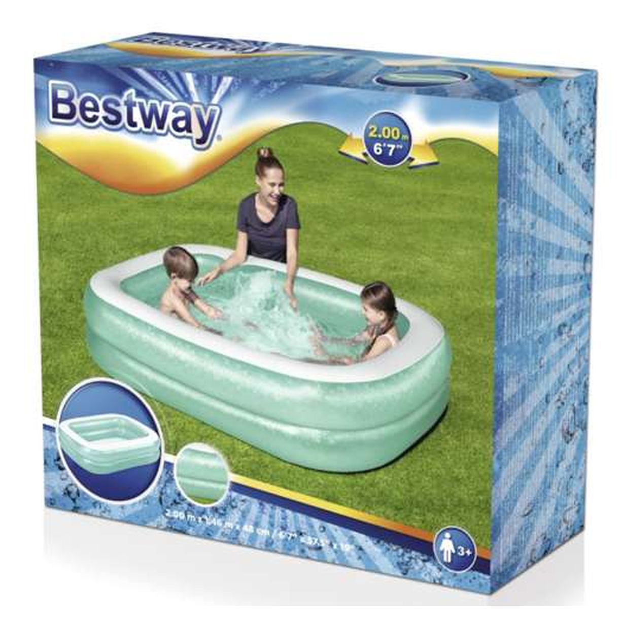 Basen dmuchany 201x150x51cm – BESTWAY 54005-2 Basen dmuchany 201x150x51cm – BESTWAY 54005-2