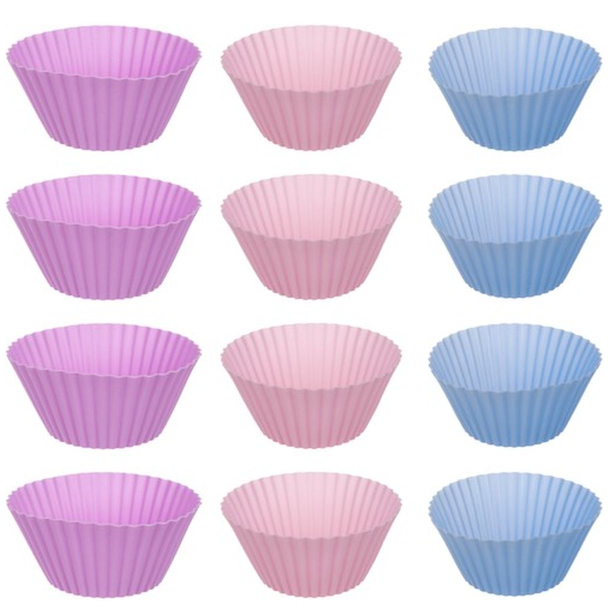 Teflonowa Blaszka do Pieczenia Muffinek + 12 Silikonowych Foremek - Idealny Zestaw dla Miłośników Słodkości-2 Teflonowa Blaszka do Pieczenia Muffinek + 12 Silikonowych Foremek - Idealny Zestaw dla Miłośników Słodkości-2