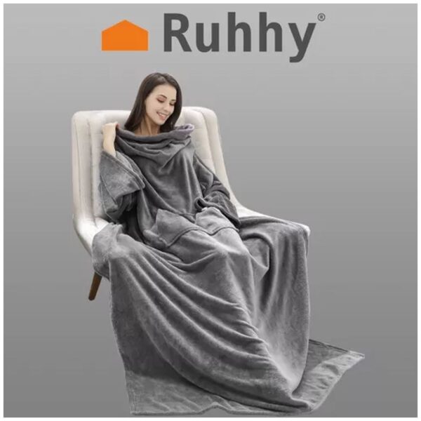 bluza kocoszlafrok jasnoszary ruhhy 22649 3