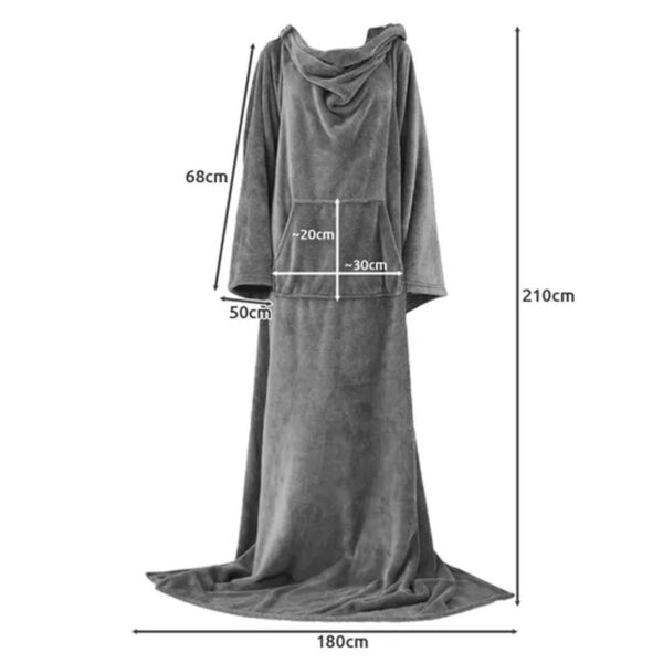 bluza kocoszlafrok jasnoszary ruhhy 22649 4