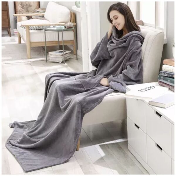 bluza kocoszlafrok jasnoszary ruhhy 22649 9