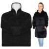 bluza xxl koc czarny 1
