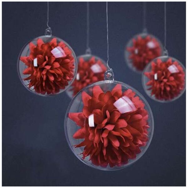bombki przezroczyste 10cm zestaw 10szt ruhhy 22277 9