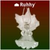 bombki przezroczyste aniolki 6szt ruhhy 22497 2