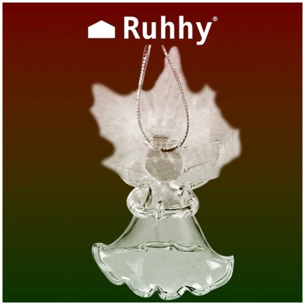 bombki przezroczyste aniolki 6szt ruhhy 22497 2