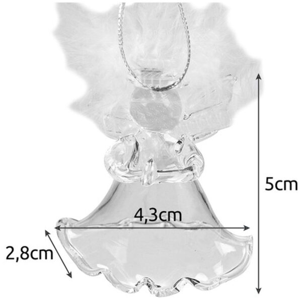 bombki przezroczyste aniolki 6szt ruhhy 22497 3