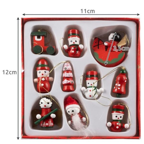bombki zawieszki choinkowe 10szt ruhhy 22943 3