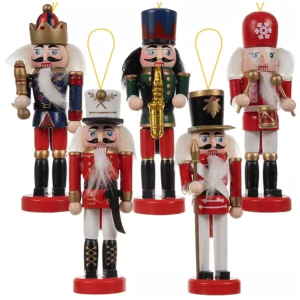dziadek do orzechow na choinke 5szt 20358 1