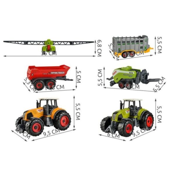 farma zestaw maszyn 6szt 16