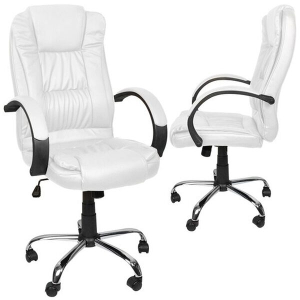 fotel biurowy skora eko bialy malatec 23240 1