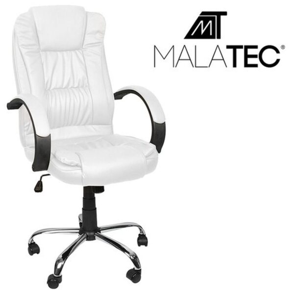 fotel biurowy skora eko bialy malatec 23240 2