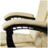 fotel biurowy z podnozkiem bialy malatec 23287 7
