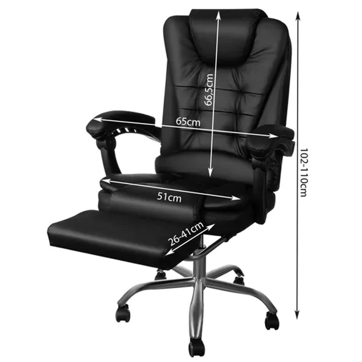Fotel Biurowy z Podnóżkiem Malatec 23286 - Komfort i Ergonomia w Twoim Biurze-2 Fotel Biurowy z Podnóżkiem Malatec 23286 - Komfort i Ergonomia w Twoim Biurze-2