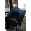 fotel biurowy z podnozkiem czarny malatec 23286 14