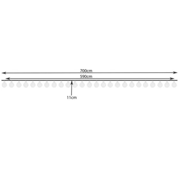 girlanda solarna 7m 2v ip44 gardlov 23865 12