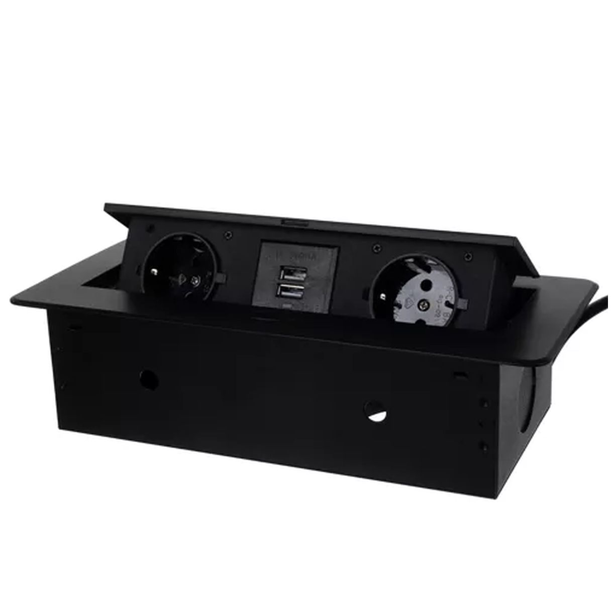 Gniazdo Chowane w Blat USB - Podwójne Izoxis 21446 - Styl i Funkcjonalność-2 Gniazdo Chowane w Blat USB - Podwójne Izoxis 21446 - Styl i Funkcjonalność-2