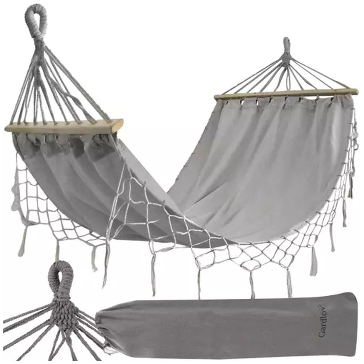 Hamak Ogrodowy 200x100cm Gardlov 21079 - Idealny do Relaksu-1 Hamak Ogrodowy 200x100cm Gardlov 21079 - Idealny do Relaksu-1