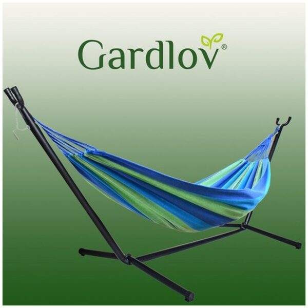 hamak ogrodowy 200x150cm ze stelazem 12