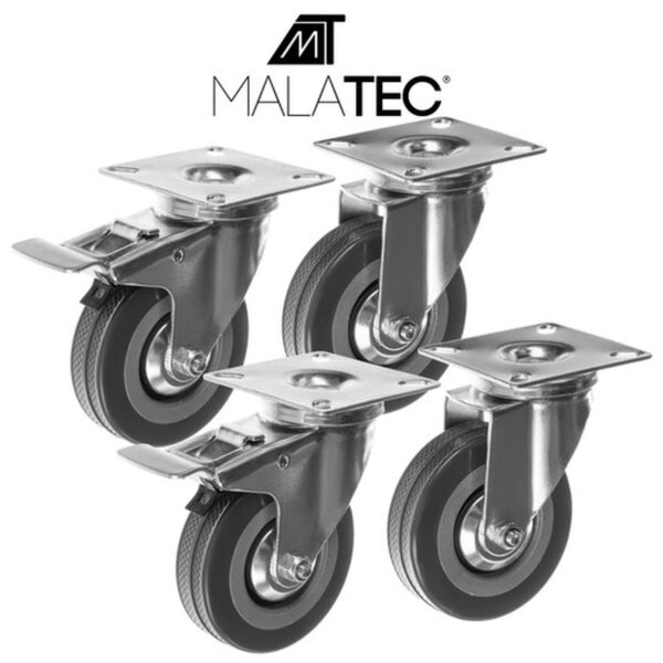 kolka obrotowe zestaw 4szt malatec 22537 7