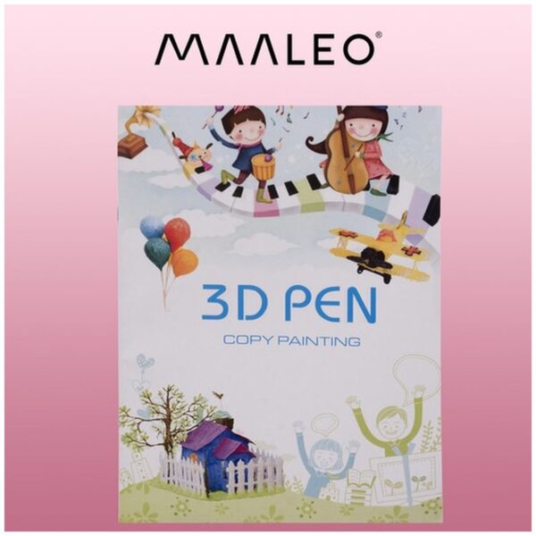 ksiazka z szablonami do dlugopisu 3d maaleo 22734 2