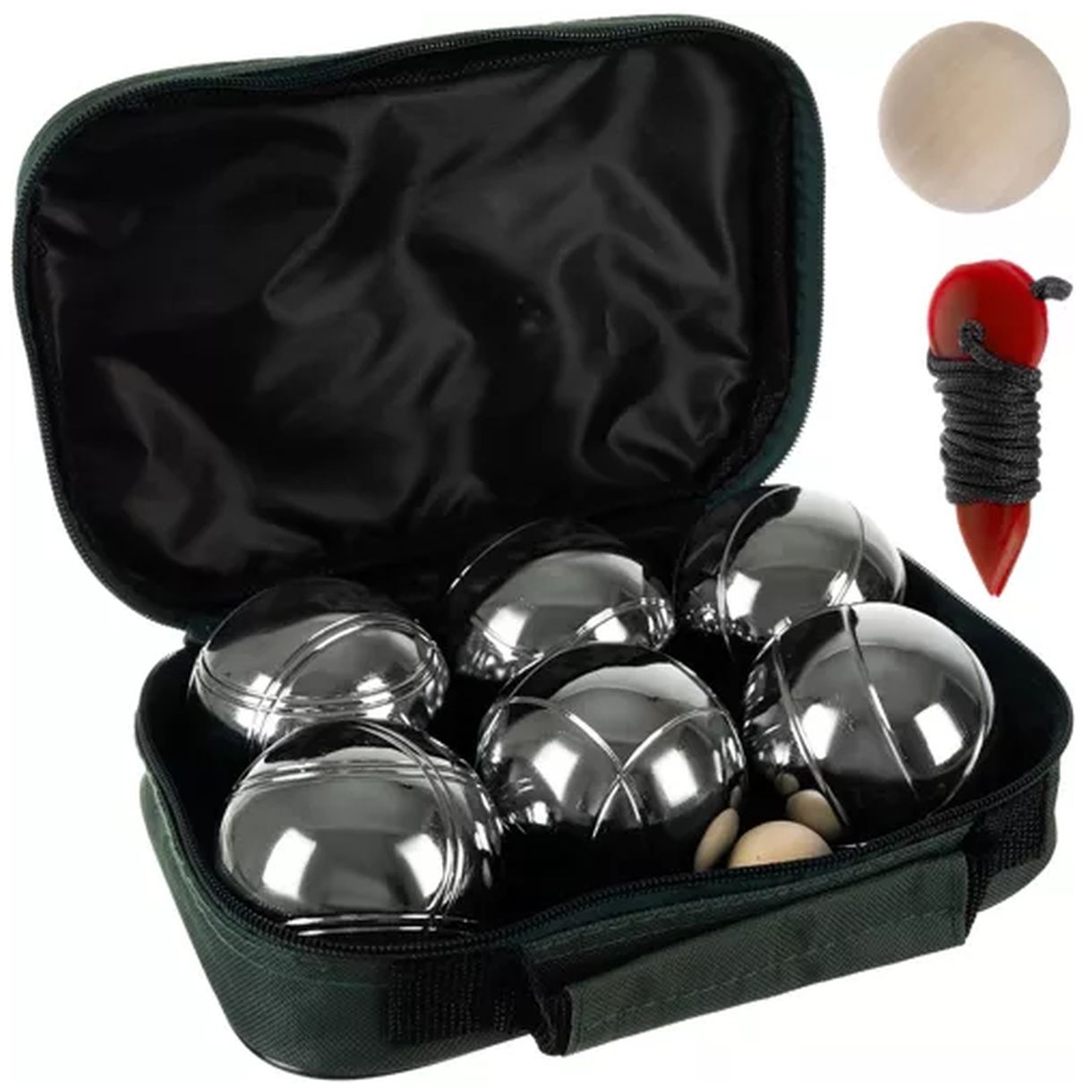 Kule Boule 6 Kul + Pokrowiec 23440 - Idealna Rozrywka na Świeżym Powietrzu-1 Kule Boule 6 Kul + Pokrowiec 23440 - Idealna Rozrywka na Świeżym Powietrzu-1