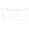 kurtyna swietlna 108led zimny bialy 31v ks11322 11