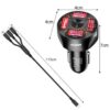 ladowarka samochodowa 4x usb kabel xtrobb 19907 7