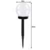 lampa ogrodowa solarna kula zestaw 6szt 23562 11