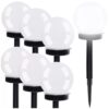 lampa ogrodowa solarna kula zestaw 6szt 23562 12