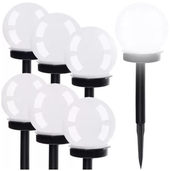 lampa ogrodowa solarna kula zestaw 6szt 23562 12