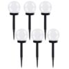 lampa ogrodowa solarna kula zestaw 6szt 23562 9