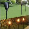 lampa ogrodowa solarna pochodnia 23559 2