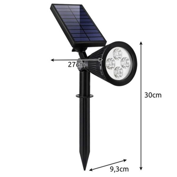 lampa solarna ogrodowa reflektor gardlov 24002 8