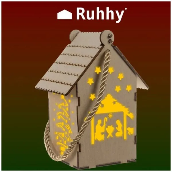 lampion led adwentowy ruhhy 22163 3