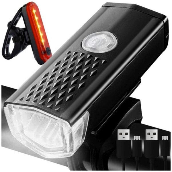 lampka rowerowa led usb tylne swiatlo 23679 1