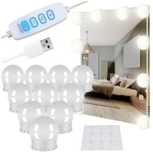 lampki led na lustro do toaletki 10szt 1