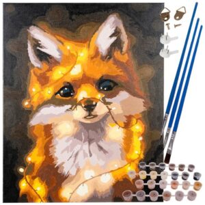 malowanie po numerach 40x50cm lisek maaleo 22782 1