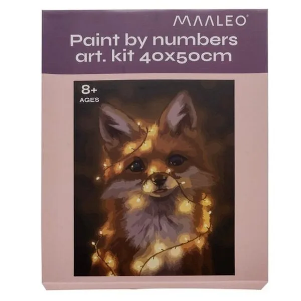 malowanie po numerach 40x50cm lisek maaleo 22782 5