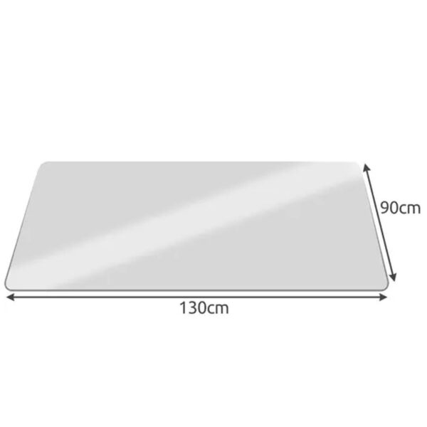 mata ochronna pod krzeslo 90x130cm ruhhy mleczna 3