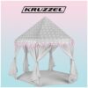 namiot dla dzieci szaro rozowy kruzzel 23476 2