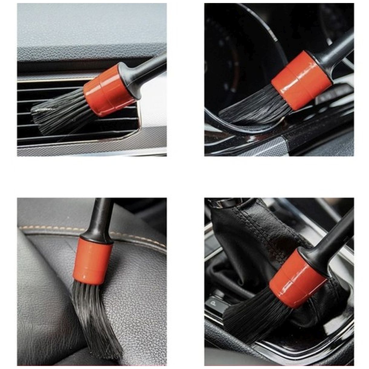 Pędzle Detailingowe + Ściereczka Xtrobb 21449 - Doskonałe Narzędzie do Czyszczenia-3 Pędzle Detailingowe + Ściereczka Xtrobb 21449 - Doskonałe Narzędzie do Czyszczenia-3