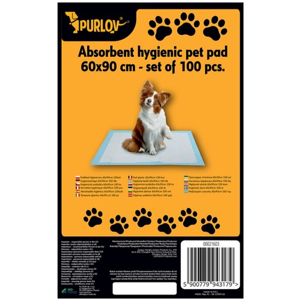 Podkład Higieniczny 60x90cm 100szt. Purlov 21603 - Idealny dla Twojego Pupila-3 Podkład Higieniczny 60x90cm 100szt. Purlov 21603 - Idealny dla Twojego Pupila-3