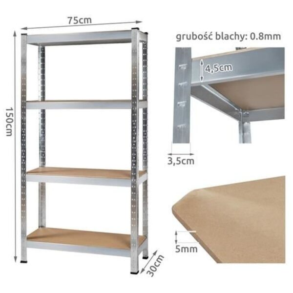 regal magazynowy 150x75x30 9