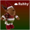 renifer swiateczny teleskopowy 95cm ruhhy 22329 2