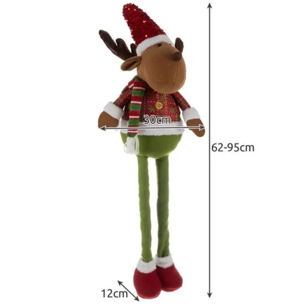 renifer swiateczny teleskopowy 95cm ruhhy 22329 3