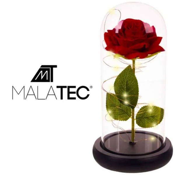 roza w szkle swiecaca malatec 21619 12