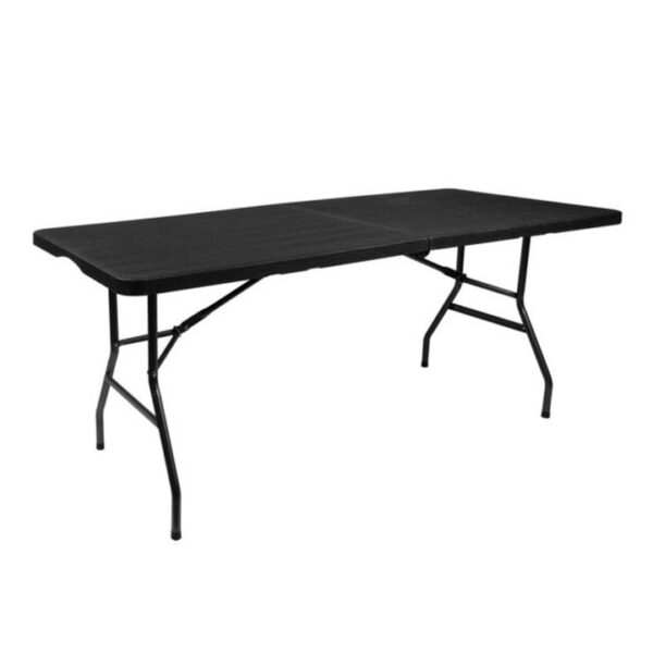 stol ogrodowy skladany czarny 180cm 5