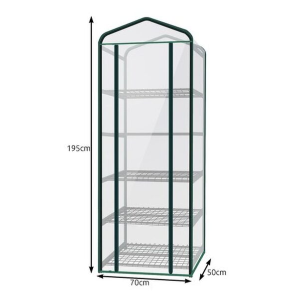 szklarnia foliowa mini 5 polek 23359 5