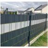 tasma ogrodzeniowa 19cmx35m 450gm2 szara 23697 15