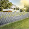 tasma ogrodzeniowa 19cmx35m 450gm2 szara 23697 4